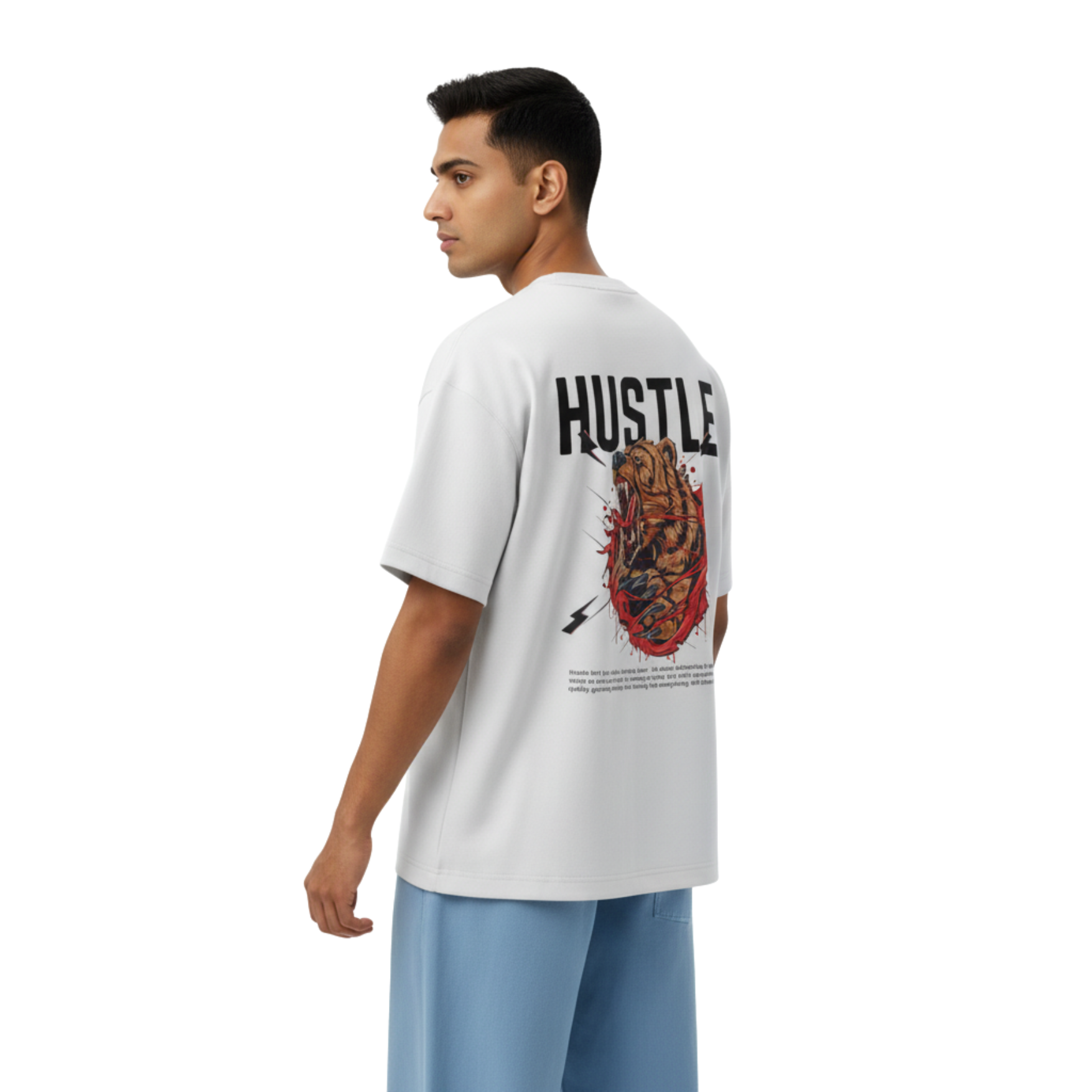 Story Behind ROARING WOLF Tee - For All The Hustlers