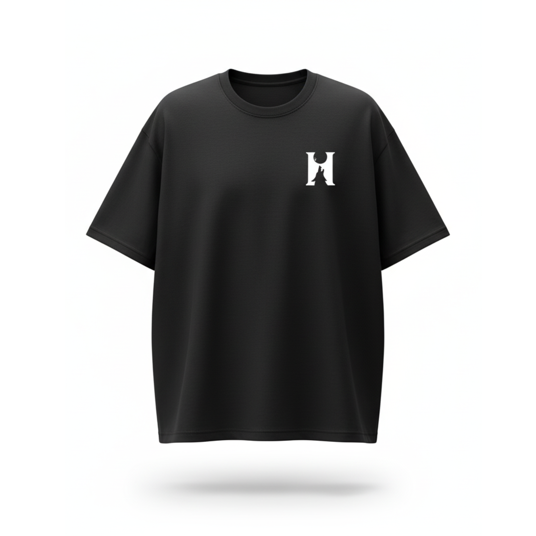 Roaring Bear – Hustle Premium Graphic Print Tee - Black