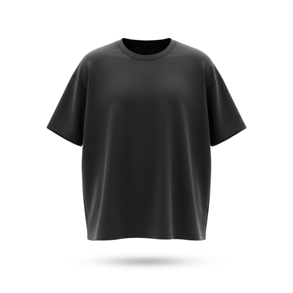 Gamer Maniac Oversized Tee - Black