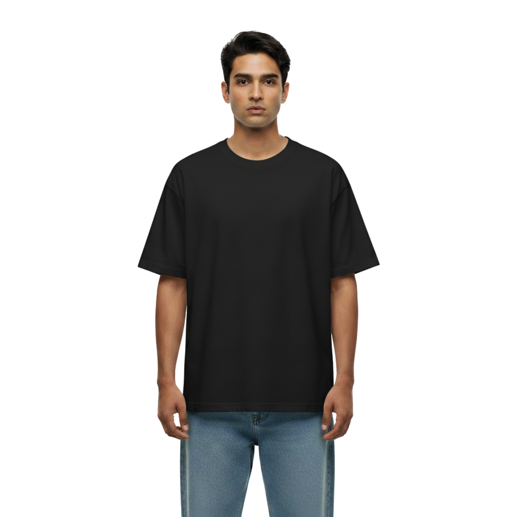 Gamer Maniac Oversized Tee - Black