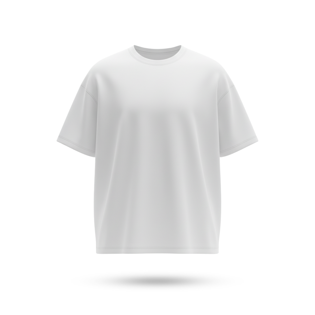 Plain White Oversized T-Shirt – Premium Cotton