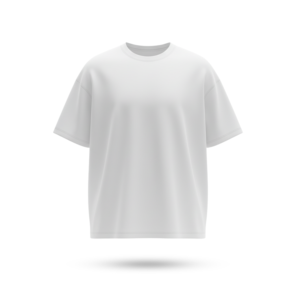 Gamer Maniac Oversized Tee - White