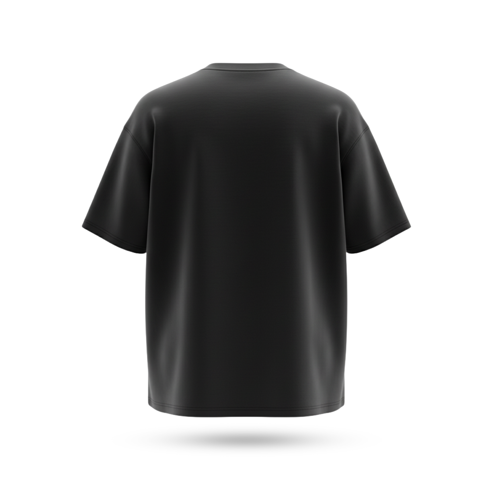 Plain Black Oversized T-Shirt – Premium Cotton