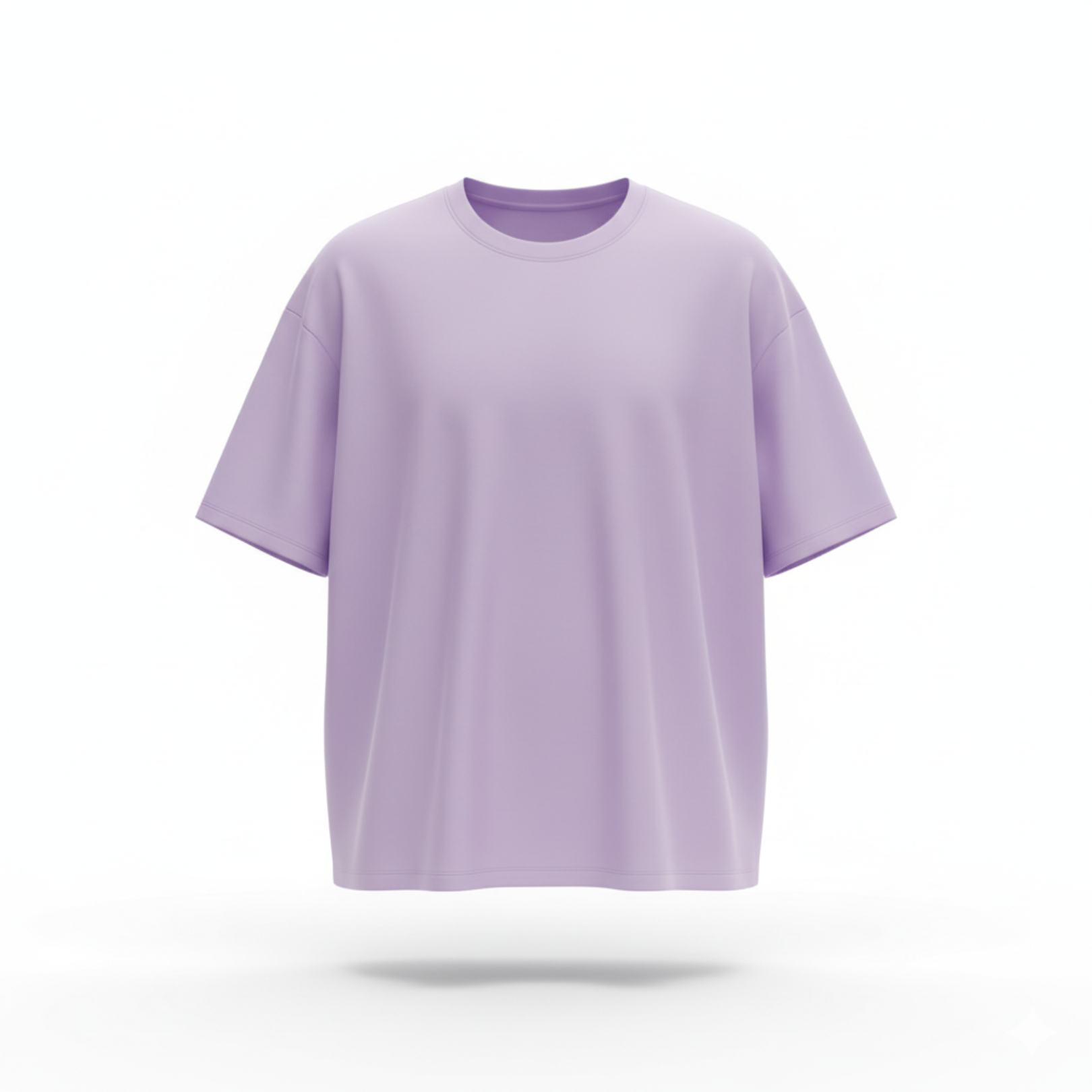 Plain Lavender Oversized T-Shirt – Premium Cotton
